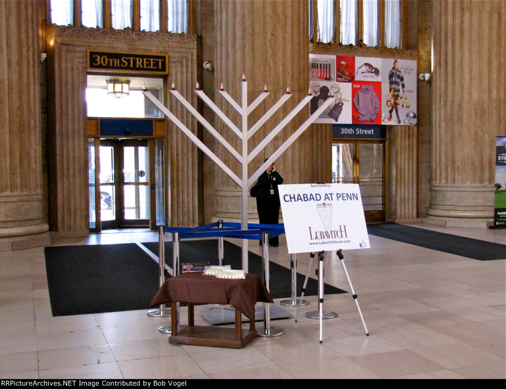 30th Street Station menorah